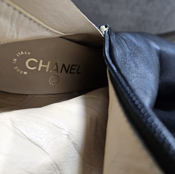 Chanel Lambskin Ankle Boots - Picture 7 of 11